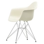 Vitra - Eames Plastic Armchair DAR RE, chromé / galet (patins en feutre basic dark)
