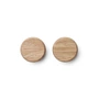 Gejst - Axe de bouton flexible, chêne (lot de 2)