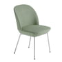 Muuto - Chaise oslo side chair, chrome / vert clair (still 941)