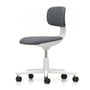 Vitra - Rookie Chaise de bureau, soft grey / Volo 15 gris moyen (roulettes pour sols durs)