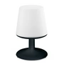Koziol - Lampe de table sans fil, noir cosmos