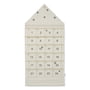 Ferm Living - Calendrier de l' house avent, large / sable