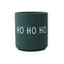 Design Letters - AJ Favourite Tasse en porcelaine, Ho Ho Ho / vert