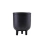 House doctor - Pot de fleurs jang, ø 15 x h 18 cm, noir