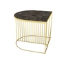 Aytm - Table basse sino, 50 x 50 cm, or / marron marron