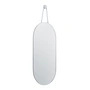 Zone Denmark - Miroir mural de la série A, ovale, 60 x 30 cm, gris doux