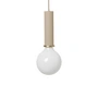 Ferm Living - Luminaire suspendu à douille High, beige