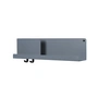 Muuto - Tablettes pliées 63 x 16,5 cm, bleu-gris