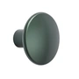 Muuto - Crochet mural " The Dots Metal " single medium, vert foncé