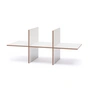 Tojo - Insert pour hochstapler Étagère double, blanc