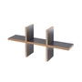 Tojo - Insert pour hochstapler Étagère simple, anthracite