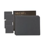 Lind DNA - Set cadeau Square L , Nupo anthracite (4 sets de table + 4 dessous de verre)