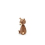Lucie kaas - Figurine bébé ours en bois, h 11 cm / noyer