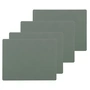 Lind DNA - Set de table Square L , 35 x 45 cm, Nupo vert pastel (set de 4)