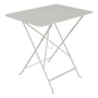 Fermob - Bistro Table pliante, rectangulaire, 77 x 57 cm, gris argile