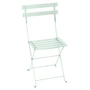 Fermob - Bistro Chaise pliante en métal, menthe glacée