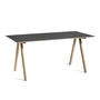 HAY - Copenhague CPH10 Table, 160 x 80 cm, chêne laqué / noir