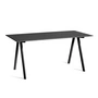 HAY - Copenhague CPH10 2. 0 Table, 160 x 80 cm, chêne teinté noir / linoléum noir