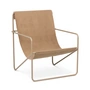 Ferm Living - Desert Lounge Chair, cashmere / solid