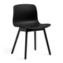 HAY - About A Chair AAC 12 , chêne laqué noir / black 2. 0 (patins en feutre)