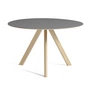 HAY - Copenhague CPH20 2.0 Table Ø 120 cm, chêne laqué / linoléum gris