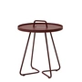Cane-line - On-the-move Table d'appoint Outdoor, Ø 44 x H 54 cm, bordeaux