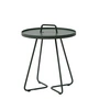 Cane-line - On-the-move Table d'appoint Outdoor, Ø 44 x H 54 cm, vert foncé