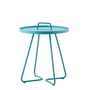 Cane-line - On-the-move Table d'appoint Outdoor, Ø 44 x H 52 cm, aqua