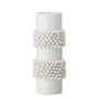 Bloomingville - vase en faïence Ø 8,5 x 20,5 cm, blanc
