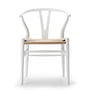 Carl Hansen - CH24 Wishbone Chair , soft white / tressage naturel