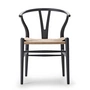 Carl Hansen - CH24 Wishbone Chair , soft grey / tressage naturel