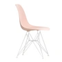 Vitra - Eames Plastic Side Chair DSR RE, blanc / rose pâle (patins en feutre blanc)