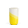 Vitra - Vase à chevrons nervuré h 24,5 cm, jaune
