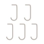 String - Crochet pour étagère métallique, beige (lot de 5)