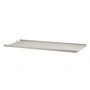 String - Étagère métallique à bord bas, 78 x 30 cm, beige