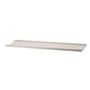 String - Étagère métallique à bord bas, 78 x 20 cm, beige