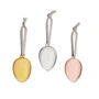 Iittala - Oeufs de Pâques en verre, gris / jaune / rose (set de 3)
