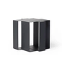 Frederik roijé - Table d'appoint Shifted Square, gris foncé