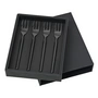 Broste copenhagen - Fourchette à gâteau tvis, titane noir mat (4 pcs.)