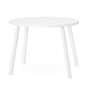 Nofred - Mouse Table d'enfant ovale 64 x 46 cm, blanche