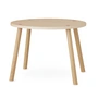 Nofred - Mouse Table d'enfant ovale 64 x 46 cm, chêne laqué mat