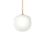 Muuto - Rime Lampe suspendue Ø 37 cm, opale / orange