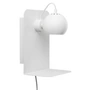 Frandsen - Ball Applique murale USB avec étagère, blanc mat