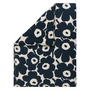 Marimekko - Unikko Housse de couette 140 x 200 cm, blanc coton / bleu foncé