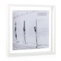 XLBoom - Square Floating Box Cadre photo 32 x 32 cm, blanc