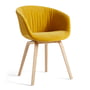 Hay - About A Chair AAC 23 Soft, chêne laqué mat / entièrement rembourré Lola jaune (UE)