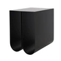 Kristina dam studio - Table d'appoint curved, noir