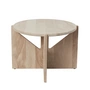 Kristina Dam Studio - Table basse, Ø 52 cm H 36 cm, chêne