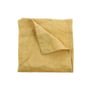 HKliving - serviettes en lin, 45 x 45 cm (lot de 2), jaune
