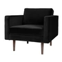 Broste Copenhagen - Wind Fauteuil, noir